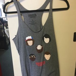 📚 Stranger Things racerback tank top